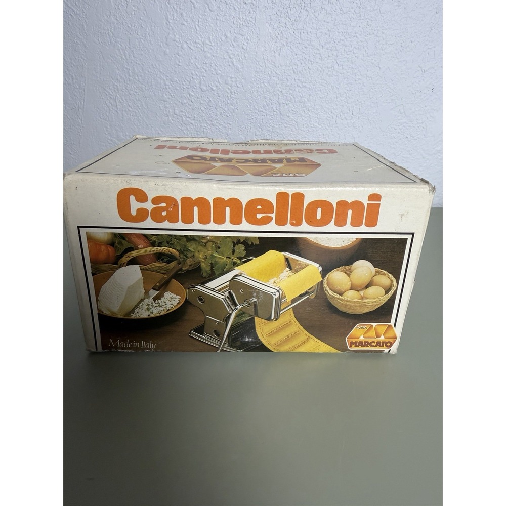 VTG Marcato Atlas Cannelloni Attachment Pasta‎ Maker Made in Italy w Box Fresh